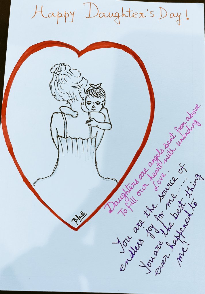 MockingBirdY2K's tweet image. When she asked for a unique gift from her mom...
And she knows mumma can only do sketches and write verses... 💝

#sketch #sketches #SketchByMe