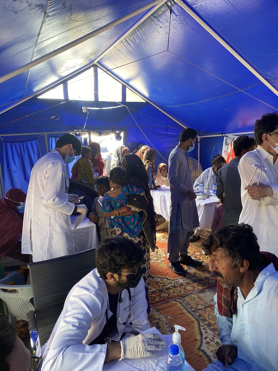 🗓24.09.2022
📍Sujawal &amp; Thatta, Sindh 

Helped organising and ensured smooth operation at a medical for the IDPs of #SindhFloods. Every camp I learn more about the communities outside the small bubble I have been raised up in and their problems that go way beyond the floods.