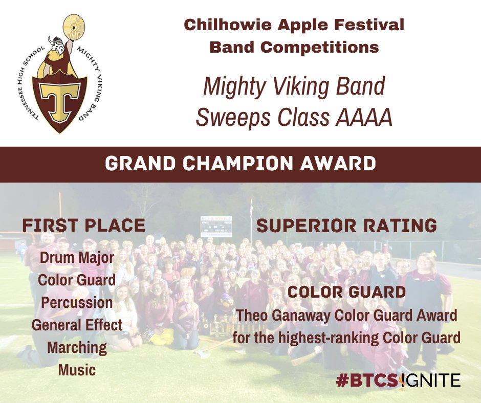 Bristol TN Schools (@btcs_district) on Twitter photo Congratulations <a href="/BTCS_THS/">Tennessee High</a> Mighty Viking Band! #BTCSIgnite #BristolisVikingPride #VikingsIgnite Congratulations <a href="/BTCS_THS/">Tennessee High</a> Mighty Viking Band! #BTCSIgnite #BristolisVikingPride #VikingsIgnite