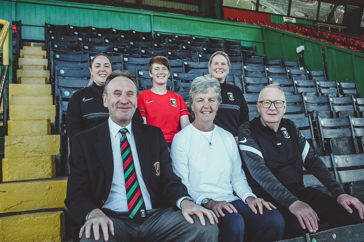 Glentoran's tweet photo. Wonderful legacy from Maura Muldoon MBE 🟢🔴⚫

Significant news for Glentoran Women and our community involved with women's football. 

📰https://t.co/LlKbAPxUzz

#Glentoran #COYG 💚🐓 https://t.co/gooZO5Jwa2