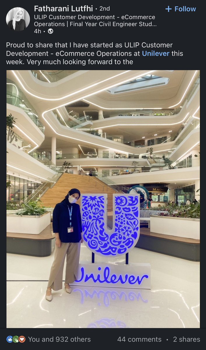 work!  spill cara masuk unilever, mau bgt