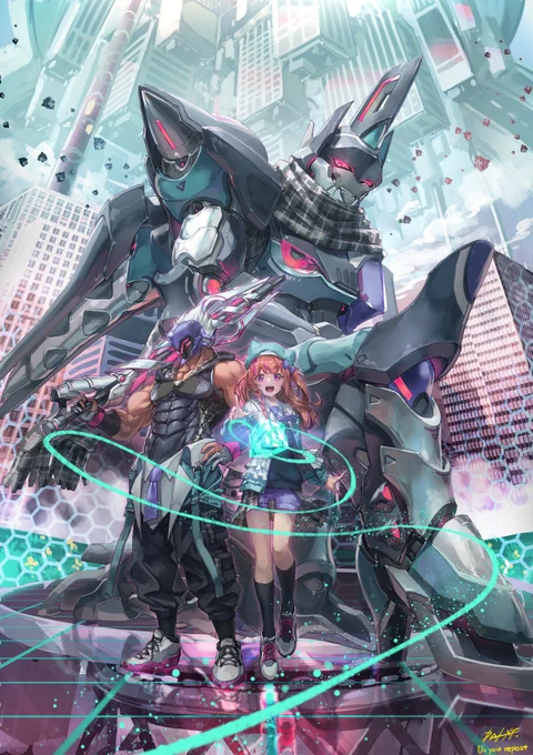 #見た人も何か無言で3人組をあげる 