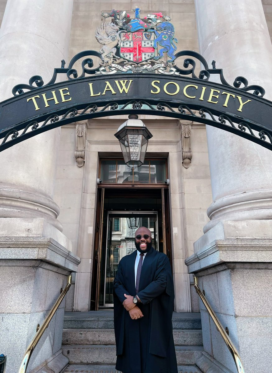 the_mazician's tweet photo. Pleased to share that I’ve been formally admitted to practise law as a solicitor of the Senior Courts of England &amp; Wales, in addition to Nigeria and the State of New York. 

Grateful for the support from family and friends. https://t.co/MXLo8QTdDI