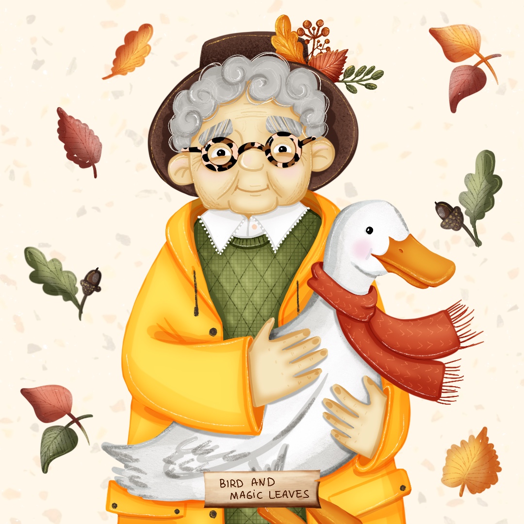 anya_belfer's tweet photo. Grandma, goose and magic leaves 

During Magic Forest challenge by wonderful ukrainian artist  Alexandra Dikaia, I will create 12 characters of the old people.
This is 1/12 https://t.co/hn2IMmX1x3