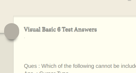 blogsforenglish's tweet photo. Visual Basic 6 Test Answers
Read continue: https://t.co/Qup8BNvAKR
#VisualBasic6TestAnswers #upworktest #Upwork #upworktestanswers #upworkreadinesstestanswers #fiverr #fiverrtestanswers #fiverrtest #freelancertestanswers #onlinetestanswers #USA #unitedstates #unitedkingdom https://t.co/3vhDLwOEe4