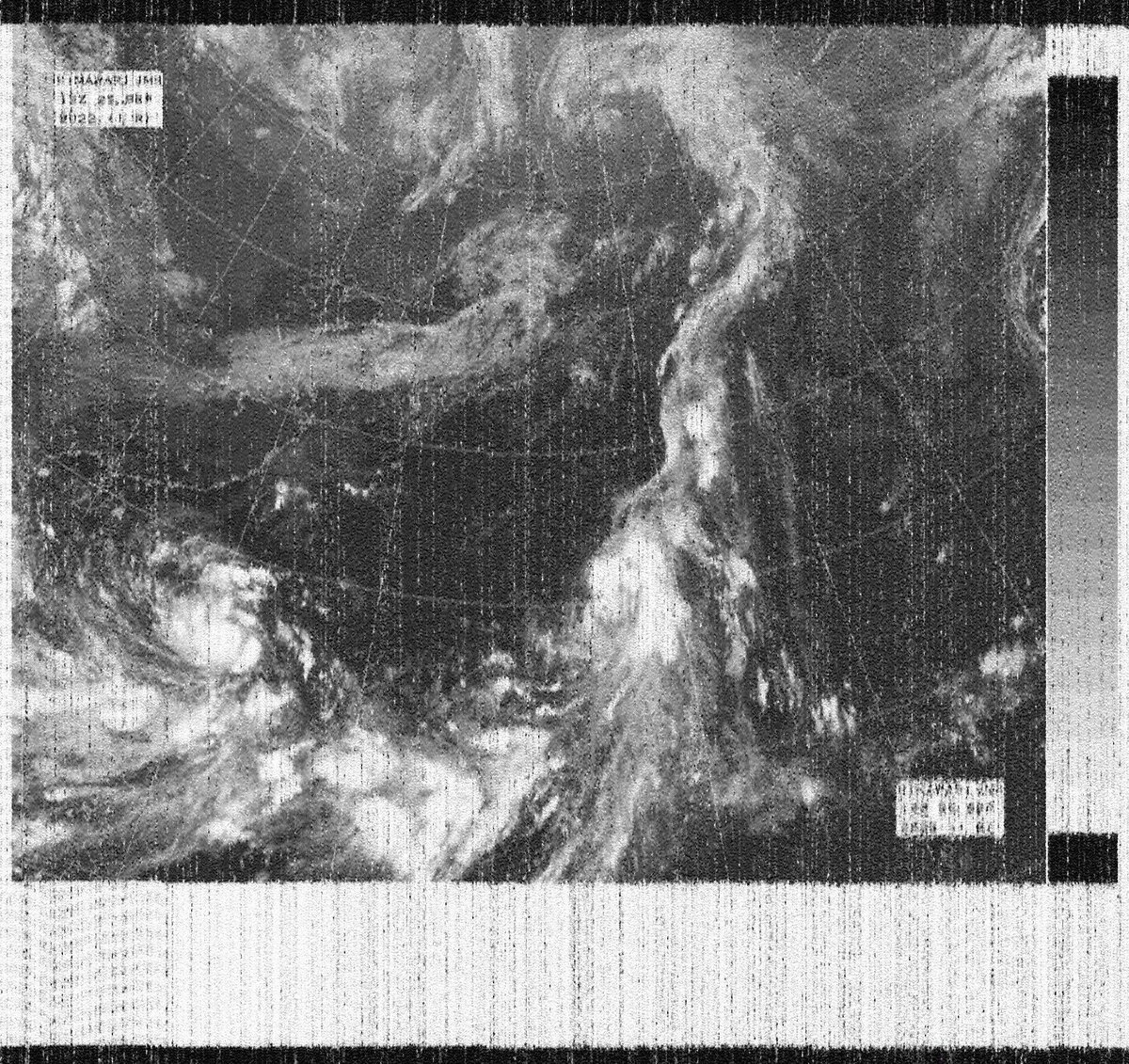 Johnkit's tweet photo. Pretty good #wefax from Japan on 7793.1KHz this morning in Phoenix Az. #HFFax #JMH2 https://t.co/J6rDaf0nas