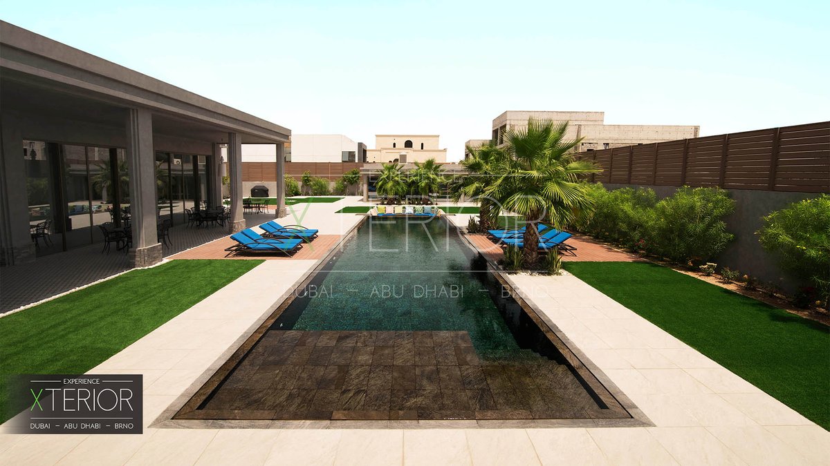 XteriorUAE's tweet photo. Create a beautiful water surface in your garden by choosing an overflow pool. It is not only beautiful but also swims very well because of the waves that are created runoff into the channel instead of bouncing off the wall and rolling back into the pool.

#overflowpool #design https://t.co/04piE1Z4Dy