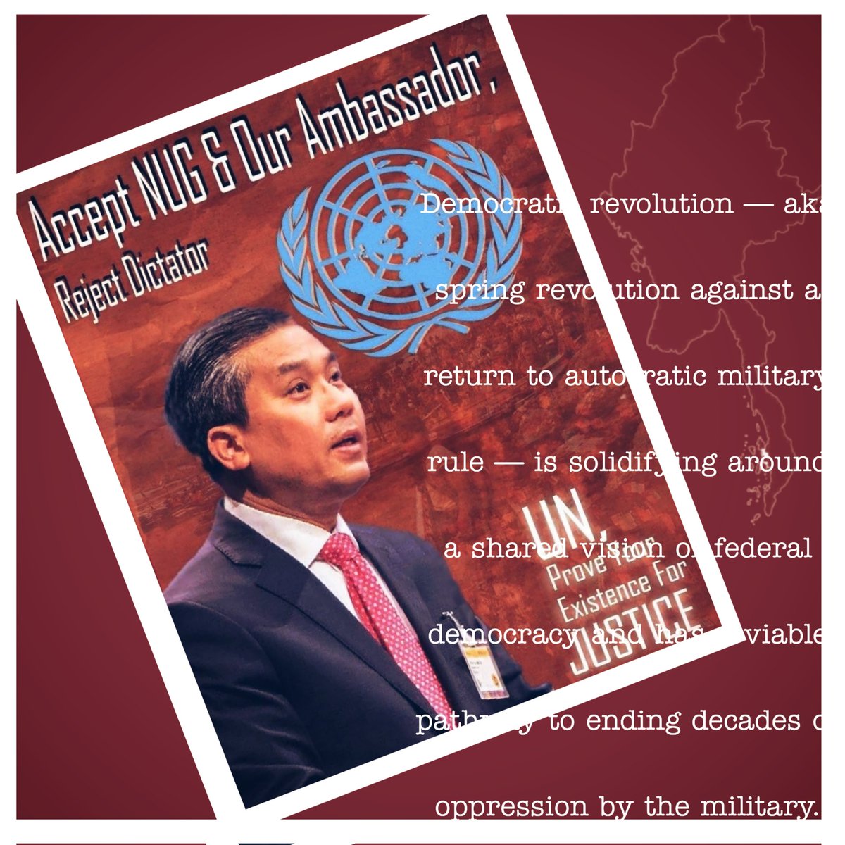 Democratic revolution — also known as 2021 Burma spring revolution against a return to autocratic military rule — is solidifying around a shared vision of federal democracy and has a viable pathway to ending decades of oppression by the military. 
#Japan_StopSupportingTerrorists