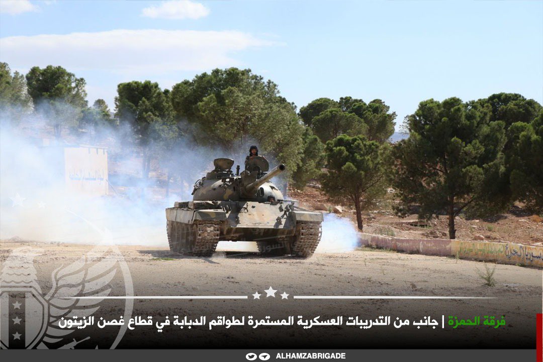 alhamza_brigade's tweet photo. #الجيش_الوطني_السوري 
#الفيلق_الثاني_الفرقة_الثانية 
 #فرقة_الحمزة_قوات_خاصة
جانب من التدريبات العسكرية المستمرة لطواقم الدبابة في قطاع غصن الزيتون https://t.co/0lZ2JLkIqq