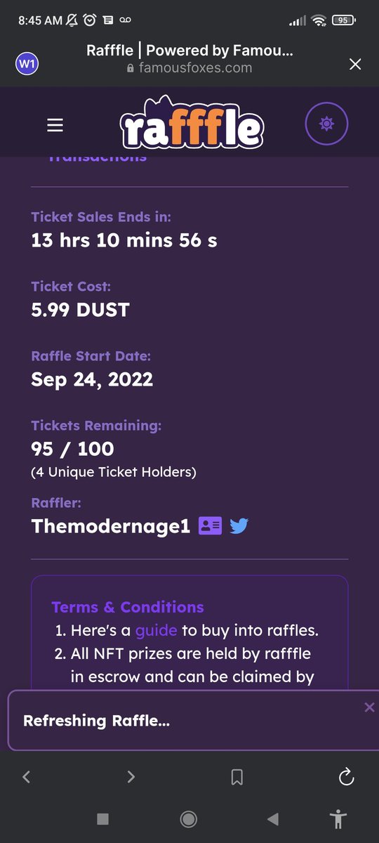 Hey fam. Im raffling my Degen Fat Cat, just 5.99 dust per ticket