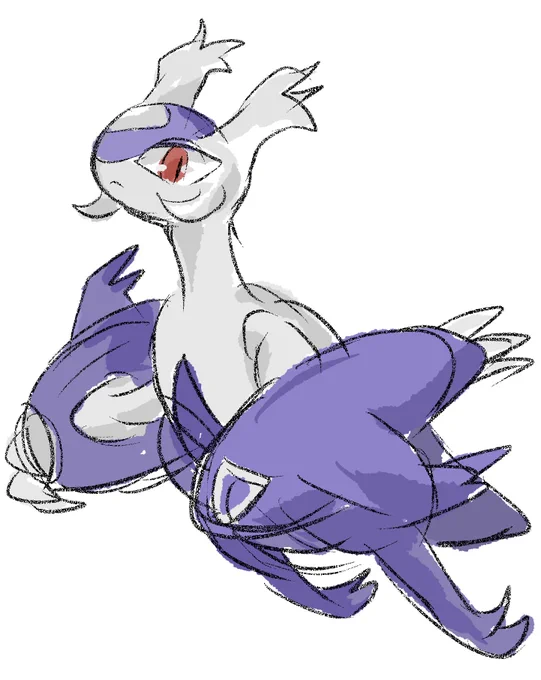 #1日1ポケモン #ポケモン #ポケットモンスター #Pokemon #らくがき1日1ポケモン #1日1絵 #らくがき #イラスト #Latios【381 #ラティオス #メガラティオス】(1024日目) 