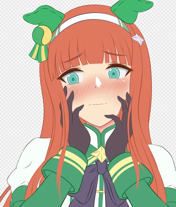 照れスズカさん描いていいですか いいよ 