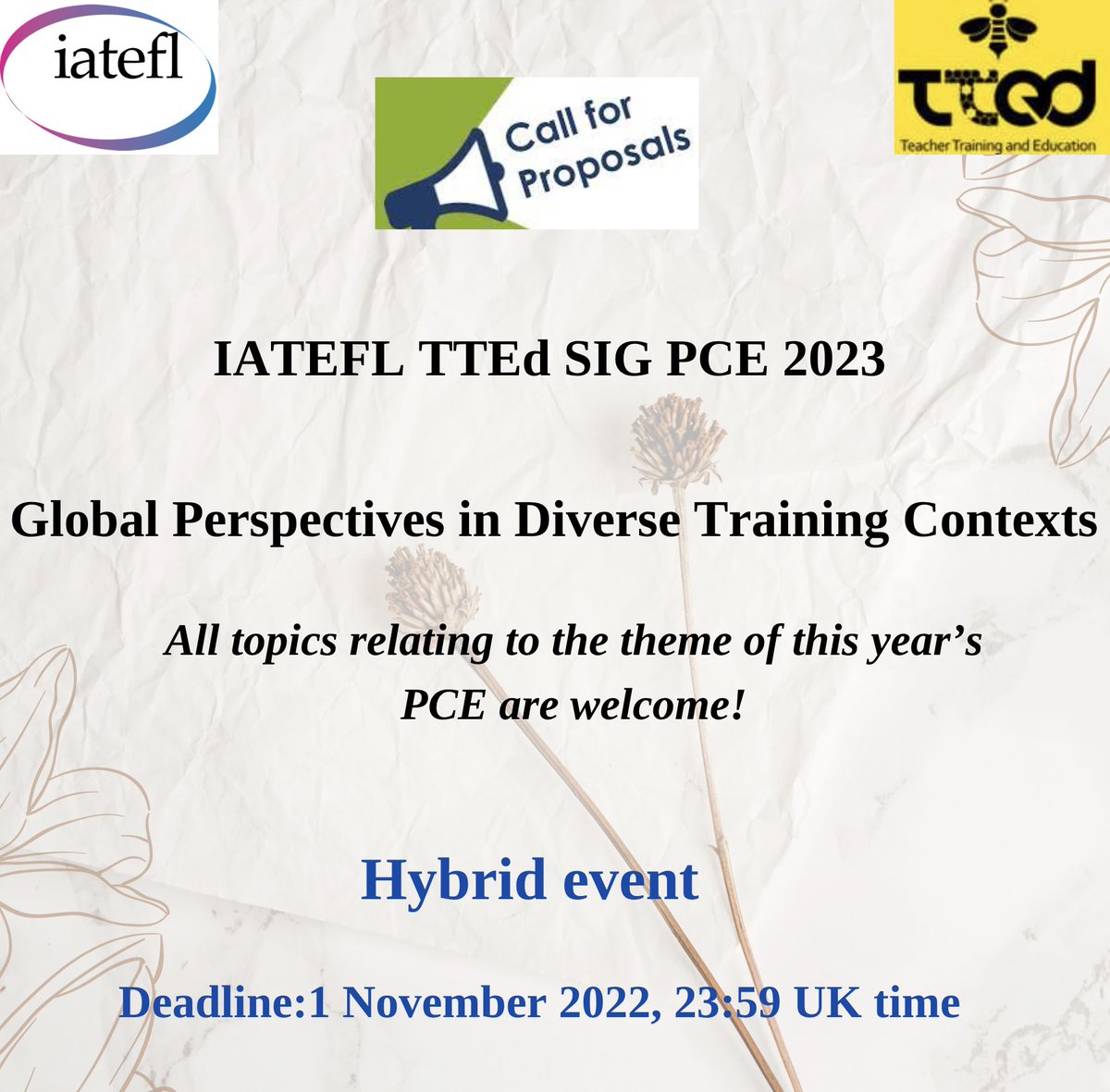 We are looking forward to receiving your proposals!!
forms.gle/2uZBXnvd8qkTxm…