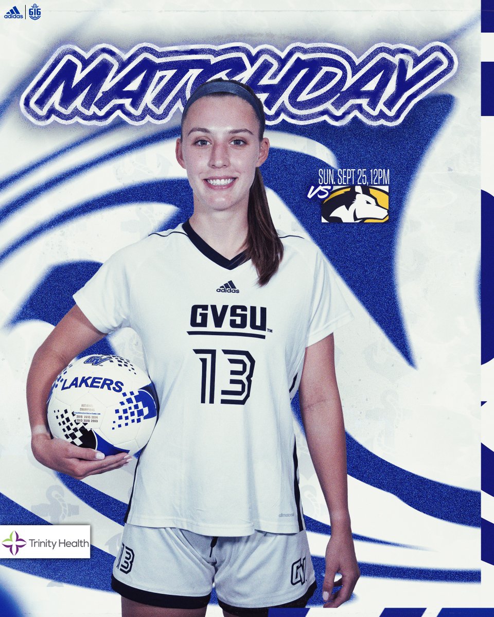 It's MATCH DAY!

The Lakers return back home for an afternoon matchup against Michigan Tech!

🆚 Michigan Tech
📍 Allendale, MI
🏟️ GVSU Soccer Field
🕛 12:00 PM
📊 bit.ly/3wPhCEU
📺 bit.ly/3C5Gcoe

#AnchorUp