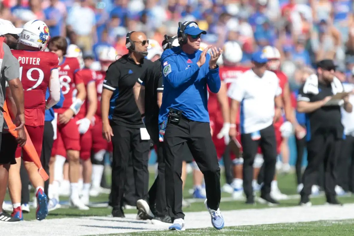 FansOfKU's tweet photo. KU is ranked as the #24 college football team in the nation in ESPN’s latest college football power rankings! https://t.co/hVAG2Q8yyc