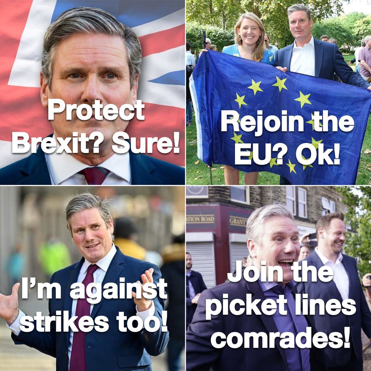 <a href="/Keir_Starmer/">Keir Starmer</a> A man for all seasons A man without principle A man bereft of ideas A man who will say anything do anything if there’s a vote in it …#KierStarmer
