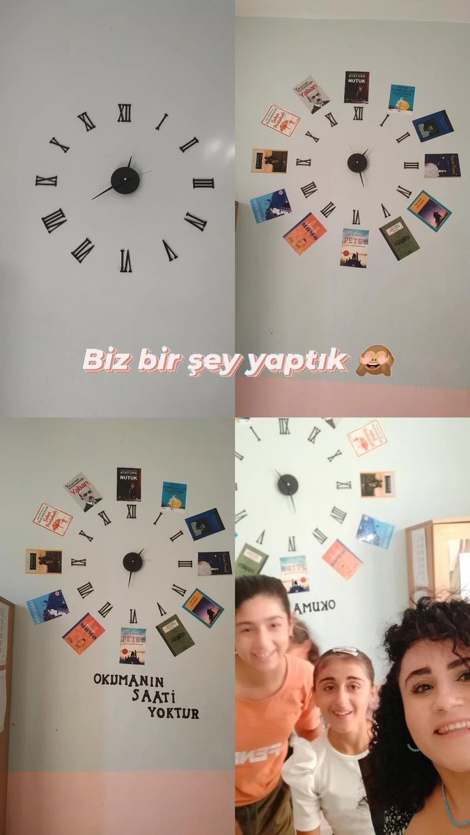"Okumanın saati yoktur" dedik.