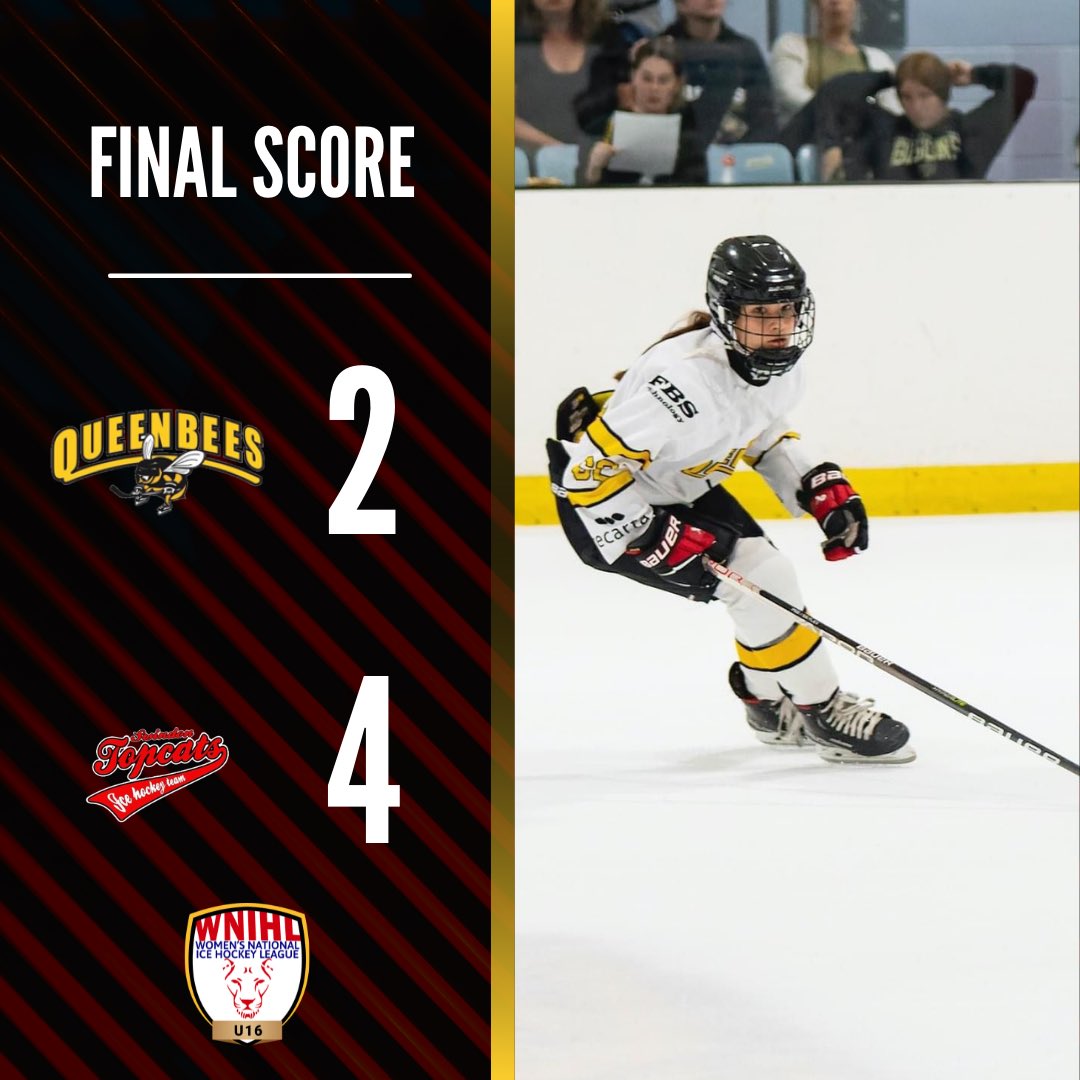 QueenBeesHockey's tweet photo. Final score from the Ice Bees season opener in #WNIHL U16 South League.
Goals from Izzy Egginton and Tahlia Davidson-Wright.
Player of the game - Evie Lawrence! 

#IceBees | #WNIHL https://t.co/TU3ACS1eQQ