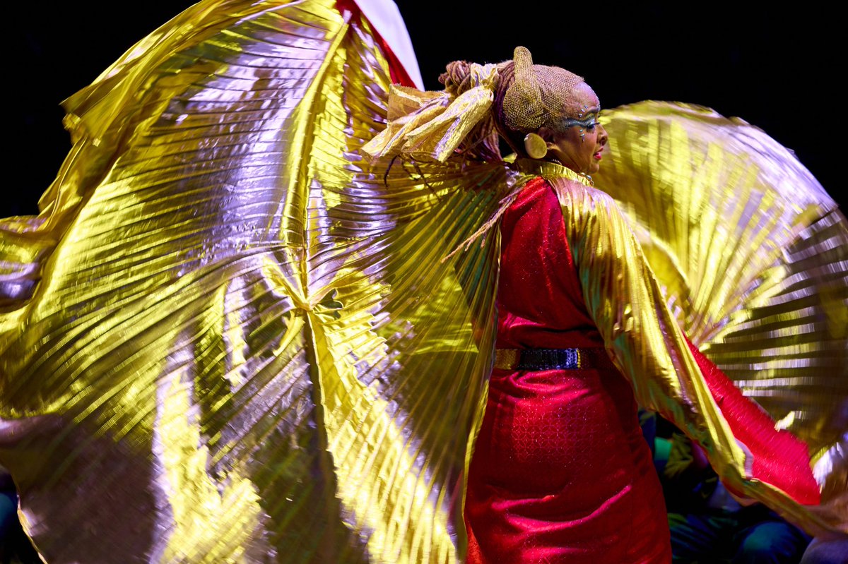 VoxelTheater's tweet photo. The incomparable @NavashaDaya performing with @FunktopiaNation in last night’s magical closing performance https://t.co/LGOAx0ZOYd