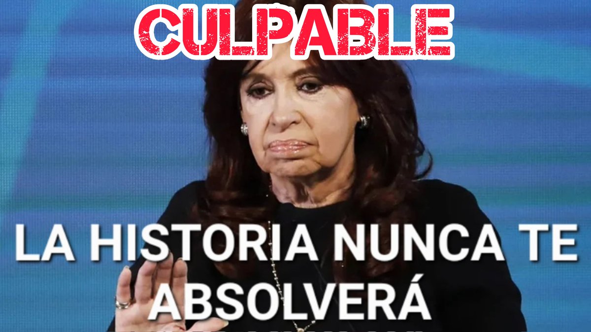 ReynaTarantula's tweet photo. @CFKArgentina #CFKCulpable https://t.co/UBIbAvtYaO