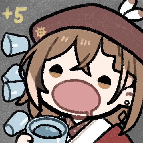 Yamato be making her thirsty.