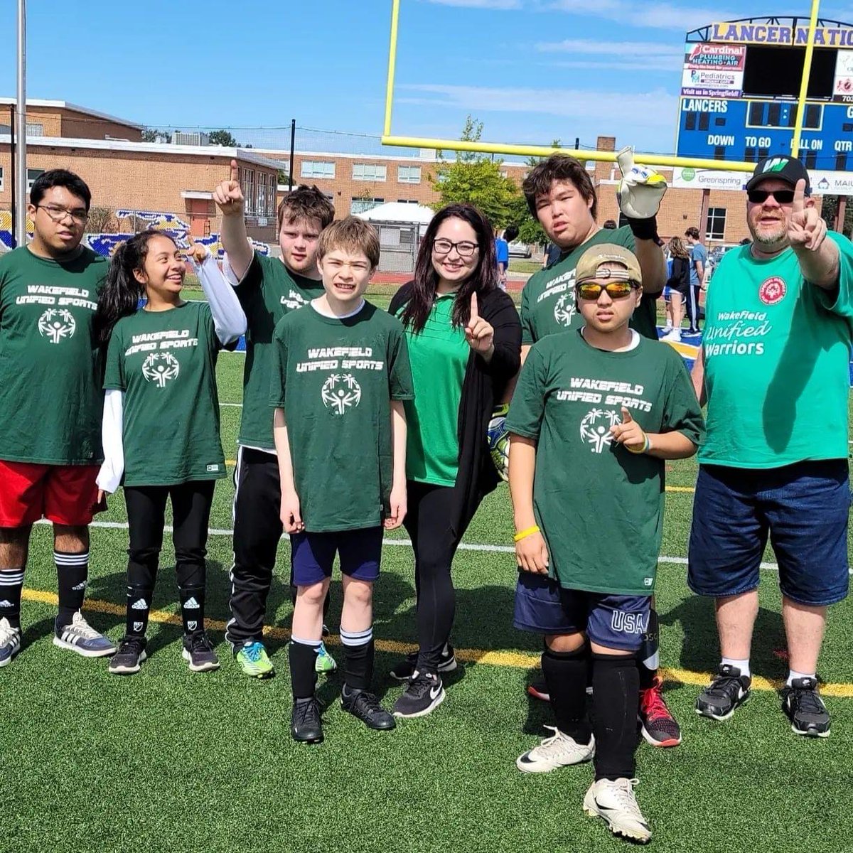 Wakeflsmipa's tweet photo. We kicked off our Special Olympics soccer season yesterday. The athletes did an amazing job and won both games! @SpecialWhs https://t.co/zLVFXhLfOa