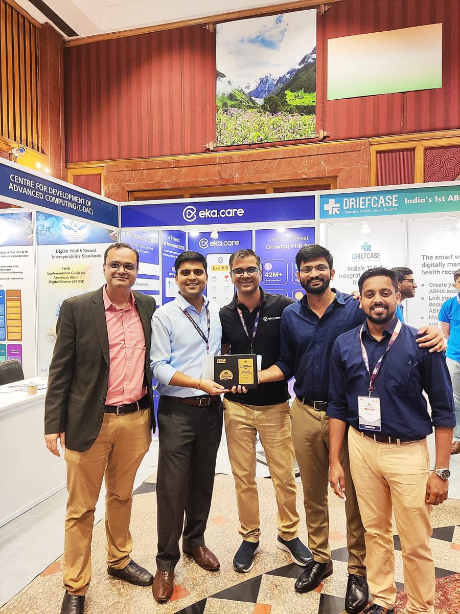 vikalpsahni's tweet image. Thank you @AyushmanNHA @rssharma3 sir, @kanandampillai and everyone at ABDM, big achievement for @ekacareHQ team. Would hv been impossible without ur support, so much to build together 🙏. Congratulations @amit2bharti @sudev @rajatrawat21909 &amp;amp; team 🎉🎊🏆. Onwards and Upwards