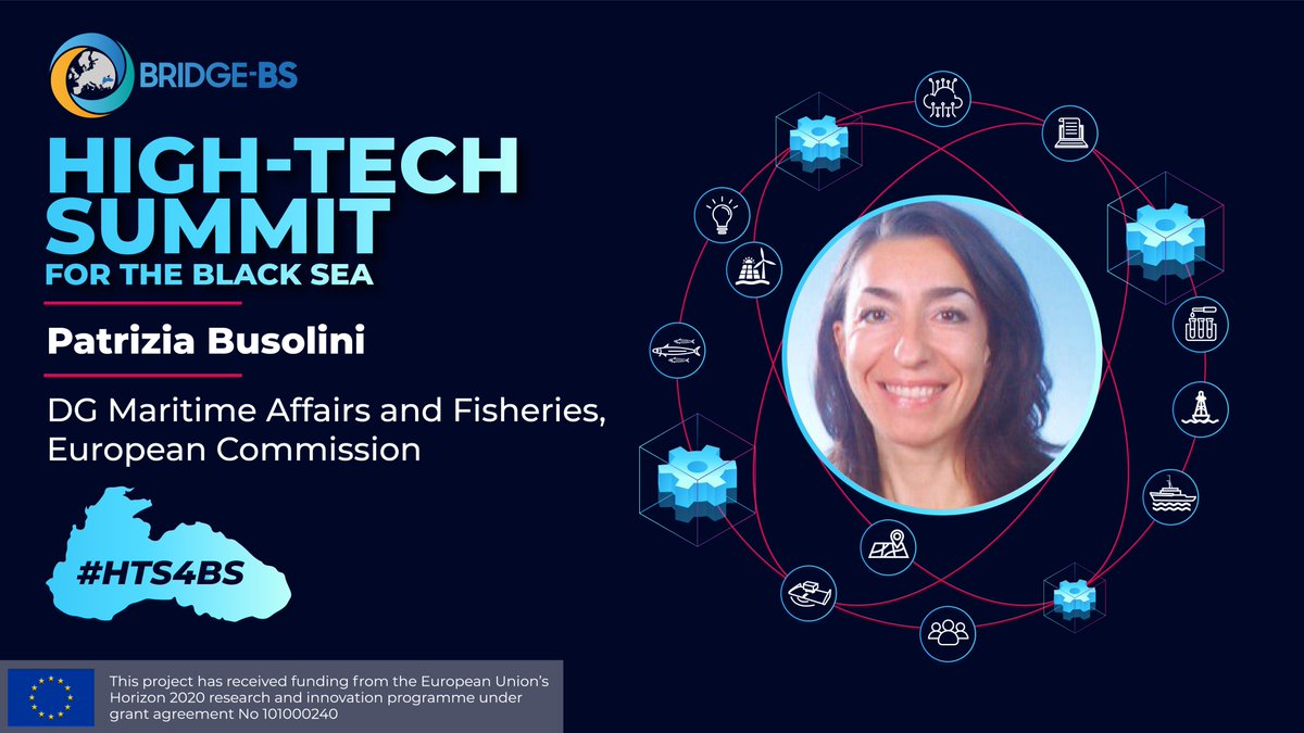 Opening speeches will continue with Patrizia Busolini of @EU_MARE!

She will give a talk on Smart Specialisation and support the implementation of the Common Maritime Agenda and its links with the Strategic Research and Innovation Agenda.

#CMA #SRIA #BridgeBlackSea #HTS4BS