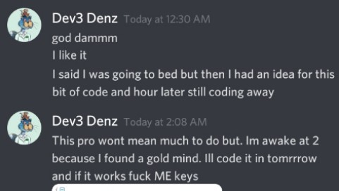 You just know the updates are gonna slap when you wake upto these messages <a href="/Dev3Denz/">Dev3Denz.Sol {𝟝𝟝𝟝}</a> 😂

Don't fade the power of the @MysteryMafiaNFT tools (and when the Devs do something)