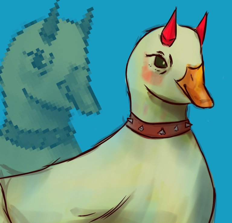 Crappy_Pantz's tweet photo. behold da titiw!π₯π€
LFMAO just to brush off some time
#duck #titiw #bibe #duckies #devilstango #demon #art #sketch #meme https://t.co/Y5TDbpdTc9
