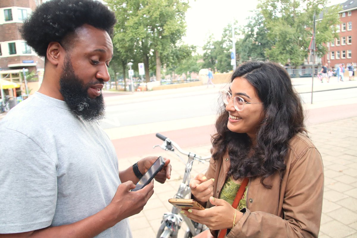 AskABadass's tweet photo. How do you use our Self-Curated Walking Tour? You access it on your phone's browser, then walk around Amsterdam to discovering amazing stories and people from BIPOC, LGBT+, Women's, and Jewish history.
Photo by Evelina Kvartunaite
#amsterdamtours #visitamsterdam #amsterdamguide https://t.co/yGyPDks1Dm