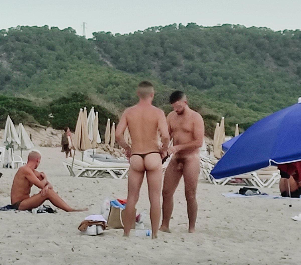 Es Cavallet 🏳️‍🌈 Gay nudist beach #gaybeach #gaynudist #gay