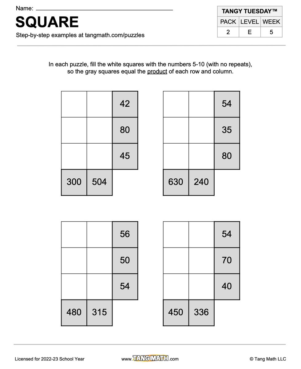 gregtangmath's tweet photo. Key to great computational skills? Great reasoning &amp; number sense! Crazy when "experts" say computation doesn't matter but problem-solving does. Impossible to separate the 2. Being good at one is key to being good at the other. Use REASONING to solve the puzzles below. Enjoy! https://t.co/KZKiWDLhkO