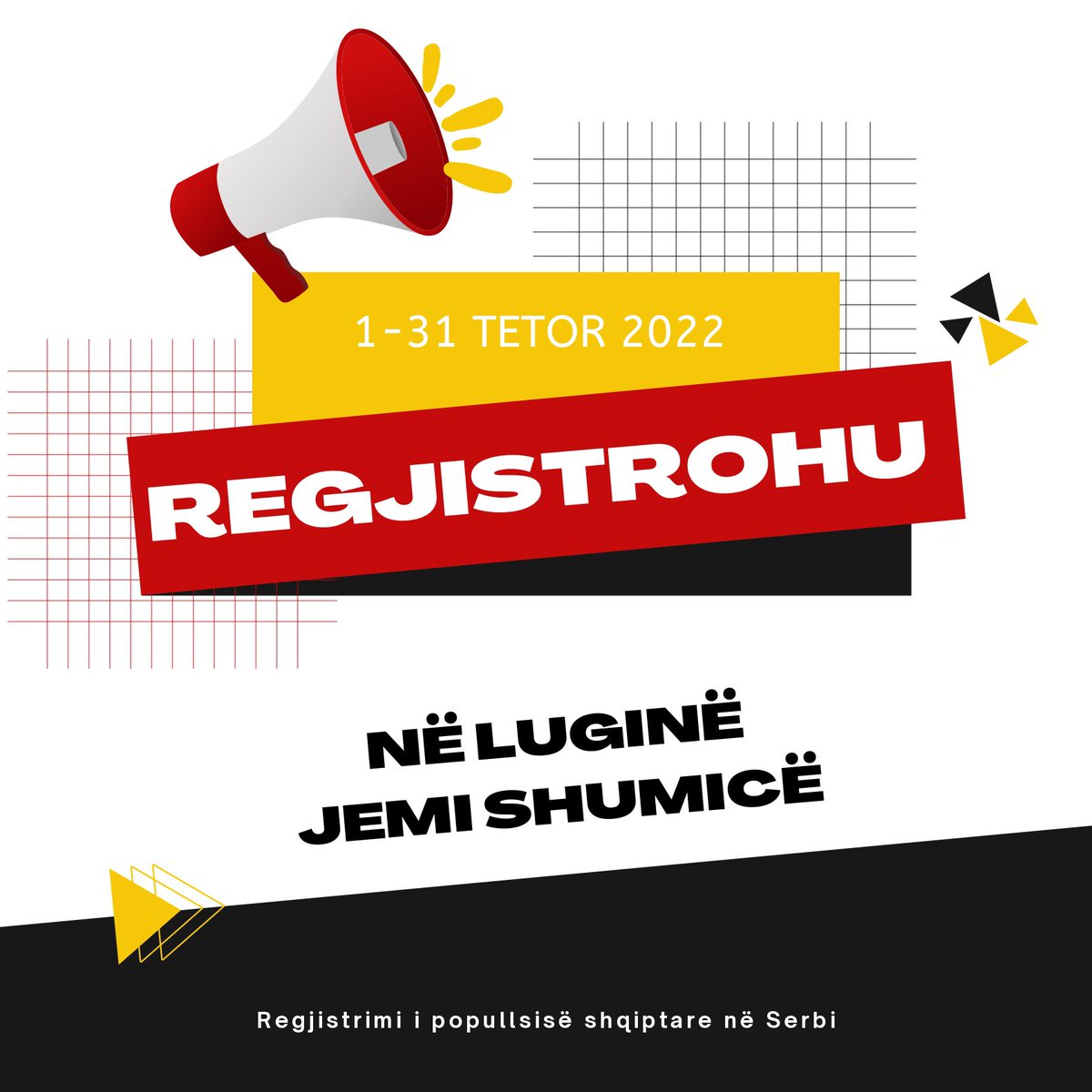 DritonHysenii's tweet photo. Mediet në Kosovë dhe Shqipëri duhet të fokusohen në fushatën për vetëdijesimin e secilit shqiptar të Luginës së Preshevës, që të regjistrohet nga 1 deri më 31 tetor. https://t.co/zguQ6y2RCS