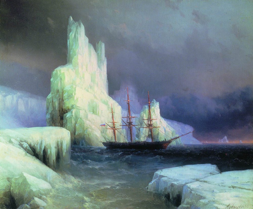 aivazovski_art's tweet photo. Icebergs in the Atlantic, 1870 #romanticism #ivanaivazovsky https://t.co/n2fAOGSY5N https://t.co/Pkl8OC5CyZ
