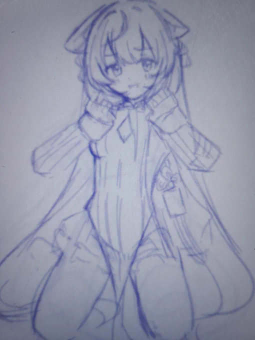 ラフ出来たけどもうちょい頑張ってみる 