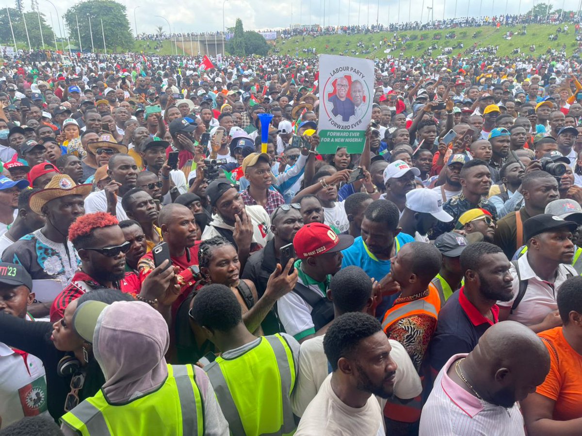 HarmlessHQ's tweet photo. My fellow APC members, don't mind these Obidients and there useless rallies. All of them don't have PVC. Infact, all there family members don't have PVC. Na only our APC members get PVC for this country. 😎

Masters and PhD Audioleak Allysn Wike https://t.co/8Fu9a3h84H