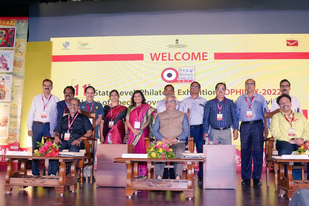 CPMG_Odisha's tweet photo. #ClosingDay of #OPHILEX. Thanks to everyone for their immense support to make the event a memorable one. #Gratitude #IndiaPost thanks everyone.#OdishaPostalCircle is #Obliged. #Ravenshaw #SevenPillarsOfWisdom #Thankful https://t.co/w3kGVTPeLX