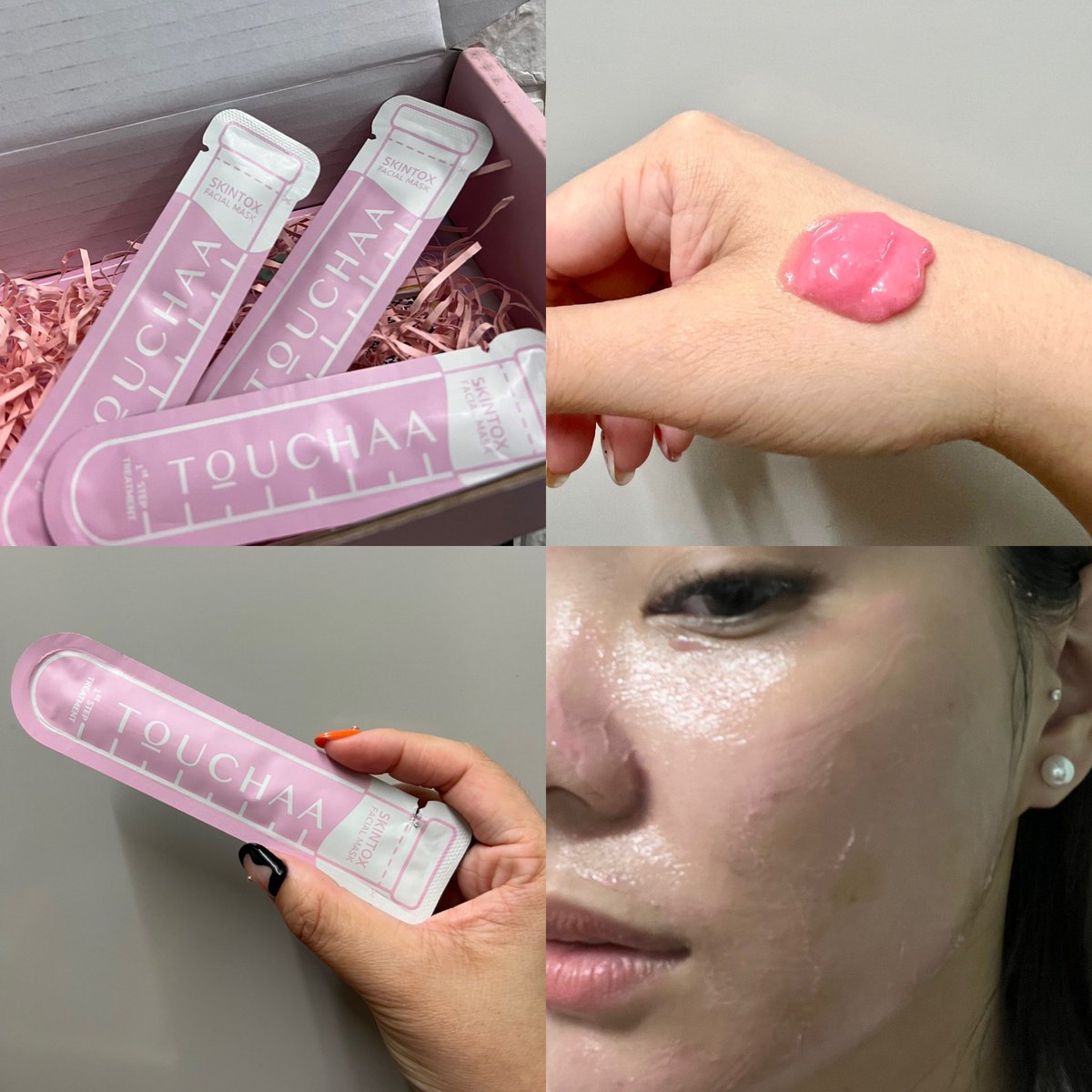 queen1654's tweet photo. ลูกรักแล้วหนึ่ง Touchaa skintox มาส์กดีท็อกซ์ผิวหน้าสูตร รพ.เกาหลี🇰🇷 สะดวกมากทำเองที่บ้านได้แบบไม่ต้องไปคลีนิค คอร์สนึงมี 3 tube ใช้ต่อเนื่อง3วัน นี่ใช้ไป tube แรกรู้สึกเลยว่าผิวดูสว่างและเนียนขึ้น เหมือนช่วยน้องมาช่วยผลัดเซลล์ผิว งือดีย์ #ใช้ดีบอกต่อ https://t.co/YGfsxPVJrI