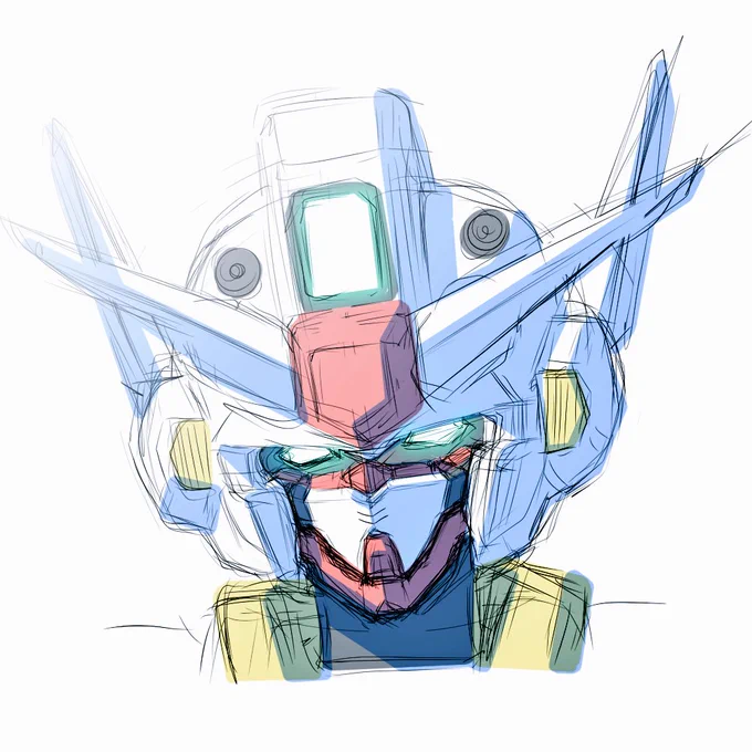 わーせっかくタイムラプス撮ったのに消してしまったうわー水星の魔女よりガンダム・エアリアルです#ガンダム水星の魔女 #ガンダム・エアリアル 