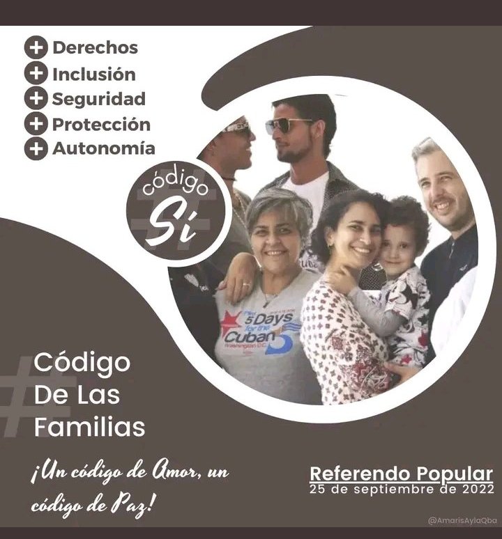 Un código defensor de los derechos humanos. #YoVotoSí . #VivaCuba. <a href="/BicentenarioBo/">CDI Bicentenario</a> <a href="/Cubacooperabol2/">Brigada Médica 🇨🇺 Bolívar🇻🇪</a> <a href="/cubacooperaven/">Brigada Médica Cubana en Venezuela</a> <a href="/AdanVillavicen5/">Adan Villavicencio Guzmán</a> <a href="/TapiaRigel/">Rigel Tapia Torres</a> #CubaPorLaVida