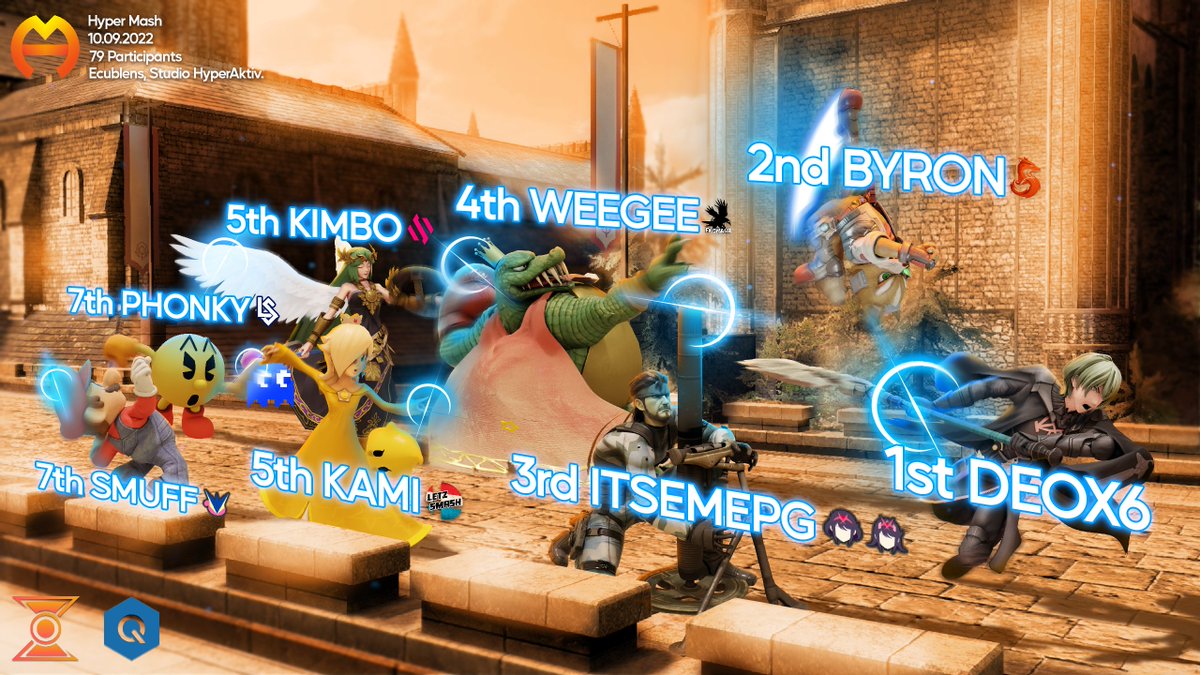 Results Hyper Mash !

Deox6 wins 3-1 against <a href="/SmartFoxGaming/">SmartFox Gaming</a>
 <a href="/BronLyksa/">Aska</a> !

Thanks to <a href="/Une_Suissesse/">Saphira</a> for the photos !

Thanks to <a href="/qwertzcafe/">Qwertz</a>, Sinalco CH and El Tony for the sponsoring

Cast by <a href="/Arkivana/">Arkivana</a> <a href="/BenooouSSB/">Benooou</a> <a href="/Sarsaindf/">FGS Sarsain</a> <a href="/RohanDoge/">rohan doge</a> and @Daz_vglz

Graph by @XeifoSSBU