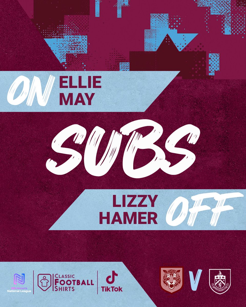 58' Double sub for the Clarets just before the hour-mark as both Leah Embley &amp; Ellie May enter the action

0-1

#HULBUR