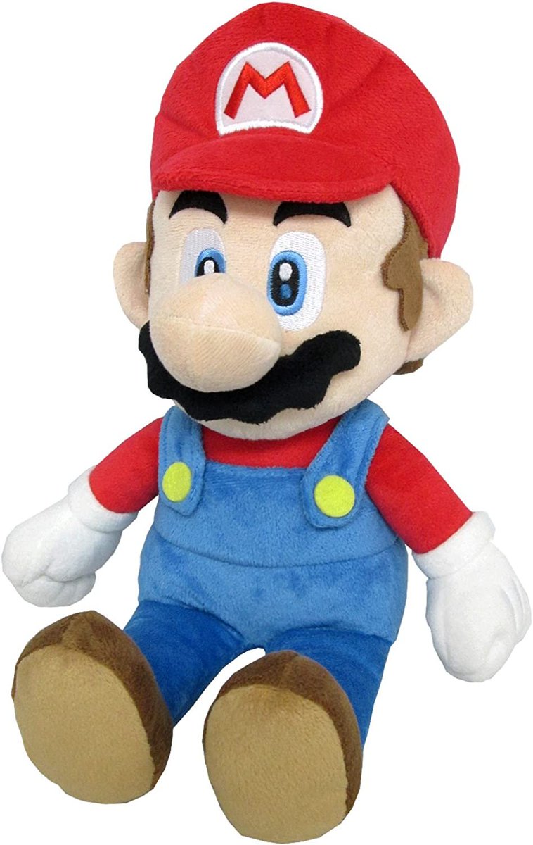 Wario64's tweet photo. Little Buddy 1583 Super Mario All Star Collection - 1583 - Mario Medium Stuffed Plush, 14" is $17.50 on Amazon https://t.co/dskRiWeBtp #ad https://t.co/yMrThfxcJd