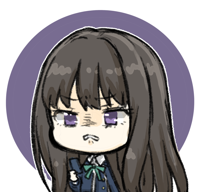 井ノ上たきな 「例の画像にあいつが写ってるの知った時すごい顔してそう 」|H@nimaruのイラスト