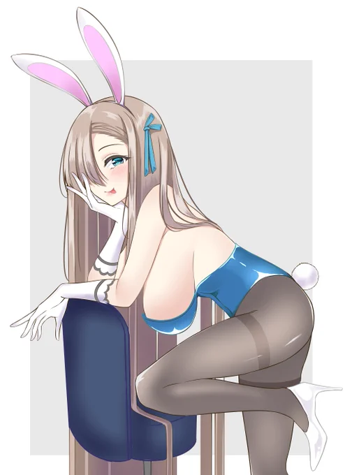 バニーアスナを描きました#ブルーアーカイブ 