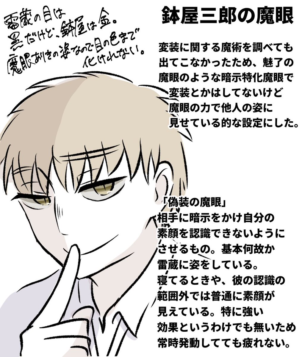 第4話時点での設定みたいな絵です

https://t.co/2qJnuwOcl2 