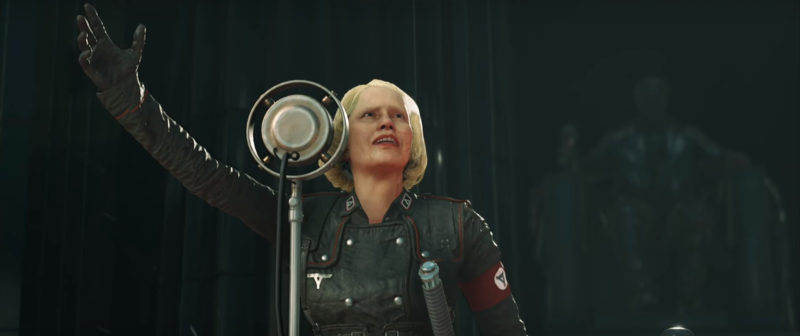 piszacyinaczej's tweet photo. Kogoś mi przypomina...🤔🤔🤔aaa już wiem ! no tak ! Frau Irene Engel ! - zaskakujące podobieństwo #wolfenstein #nazigerman #nazis https://t.co/OVK8vKMQbs