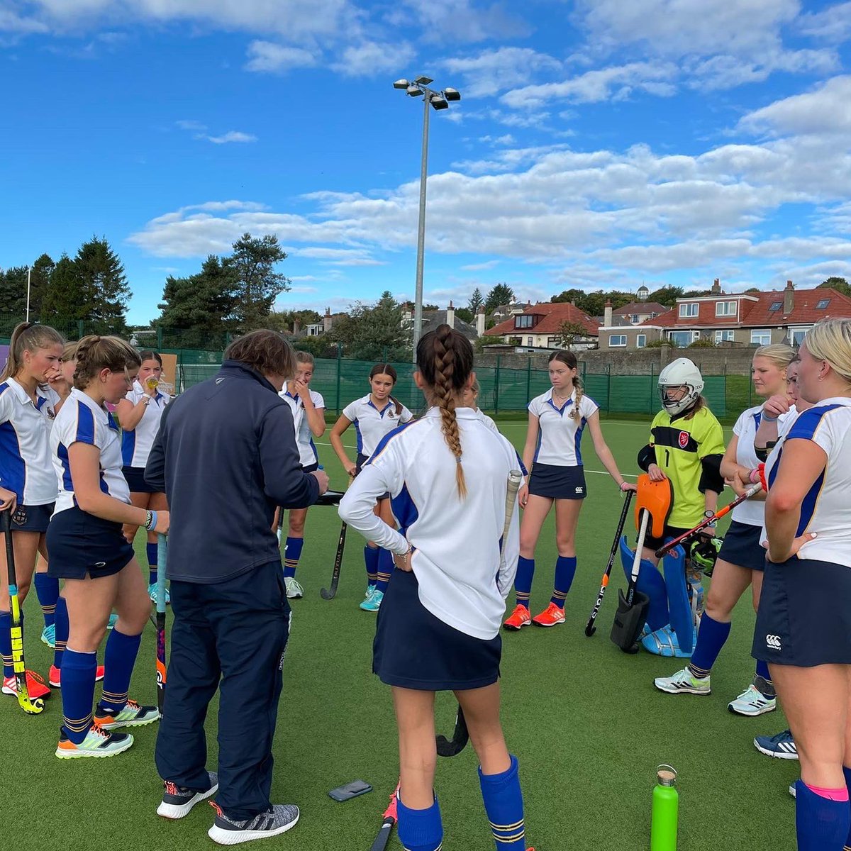 ThornbankHouse's tweet photo. Chloe and Maria back in the game with the XI squad! 

#teamstrath #blueandgold https://t.co/yZ9QpplFUi