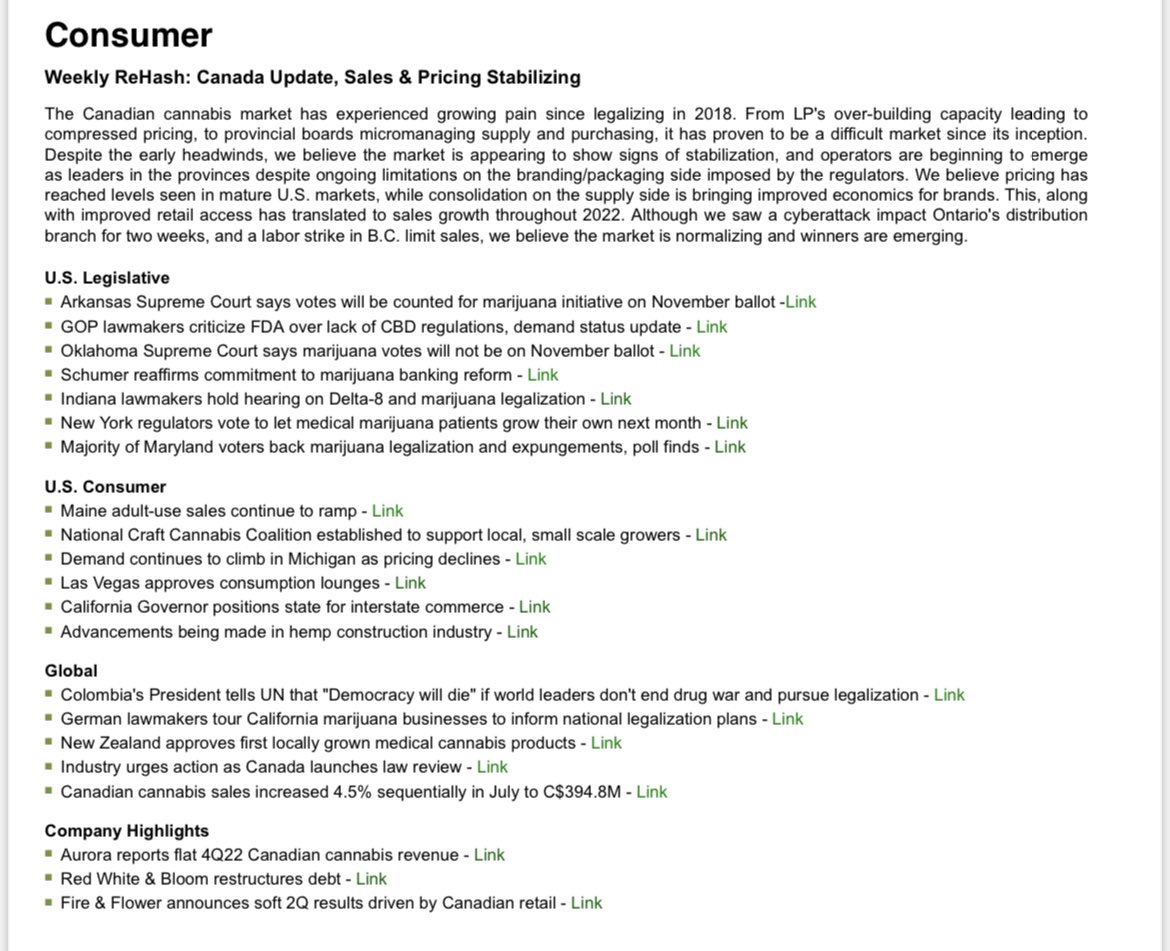 DenisRudev's tweet photo. #Cannabis weekly update (incl #valution comps from Roth. (More focus on Canada). #MSOGang #MSOS #MSO #PotStocks #WeedStocks #Marijuana #valueinvesting  #MJUS #Cannabisindustry #Legalizeit #CannabisCommunity https://t.co/uRqw0BbB2o